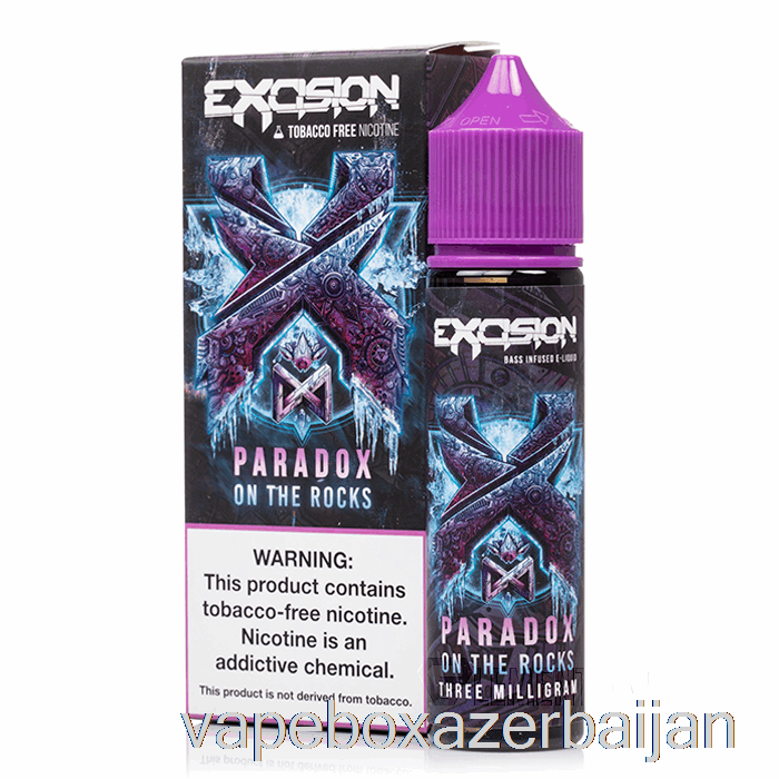 E-Juice Vape Paradox on the Rocks - Excision - Alt Zero - 60mL 0mg